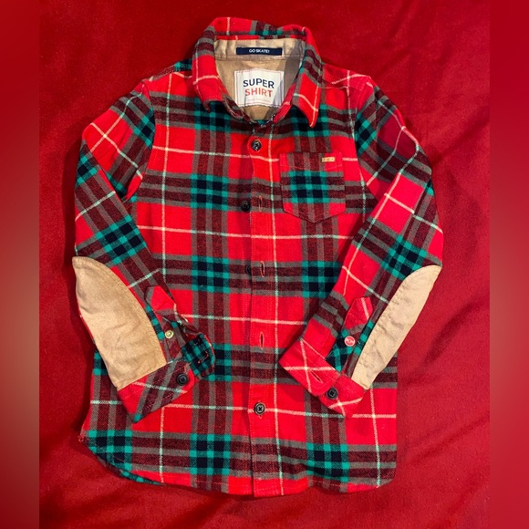 🎄🎅 Scotch & Shrunk shirt, size 4 years, color red - Picture 5 of 7